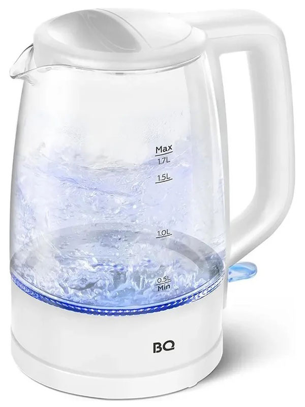 Изображение товара Электрический чайник BQ KT1839G 1.7 л белый с LED-подсветкой и автоматическим отключением