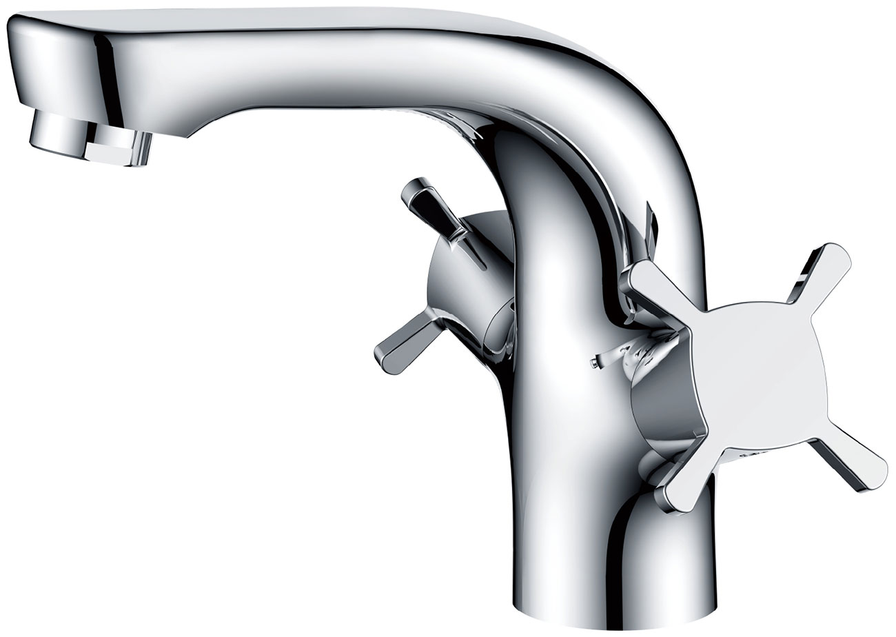 Изображение товара Смеситель для раковины Kaiser Cuatro 58011 хромированный класса 5 лет гарантии