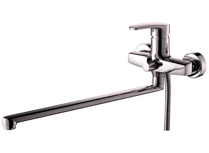 Изображение товара Купить смеситель для ванны Kaiser Guss 68055 с душем хромированный