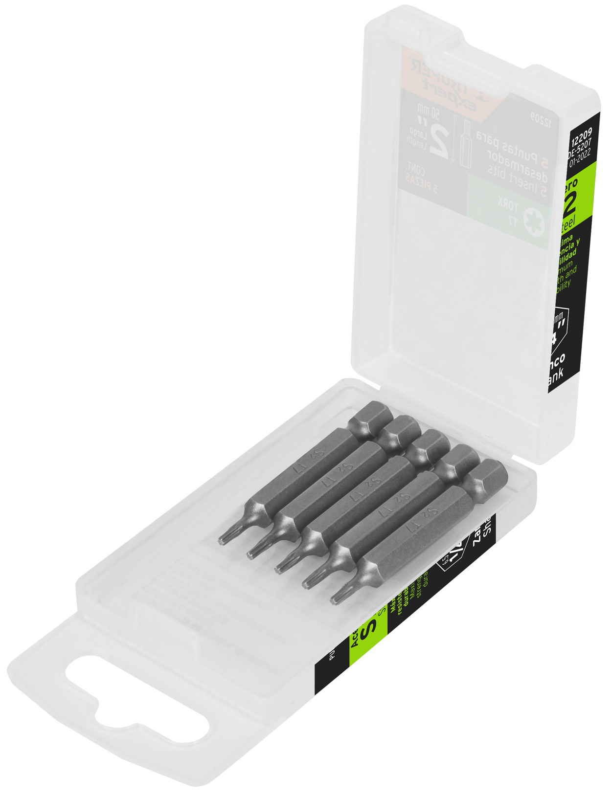 Изображение товара Набор бит Truper TORX T7 50 мм 5 шт для шуруповерта