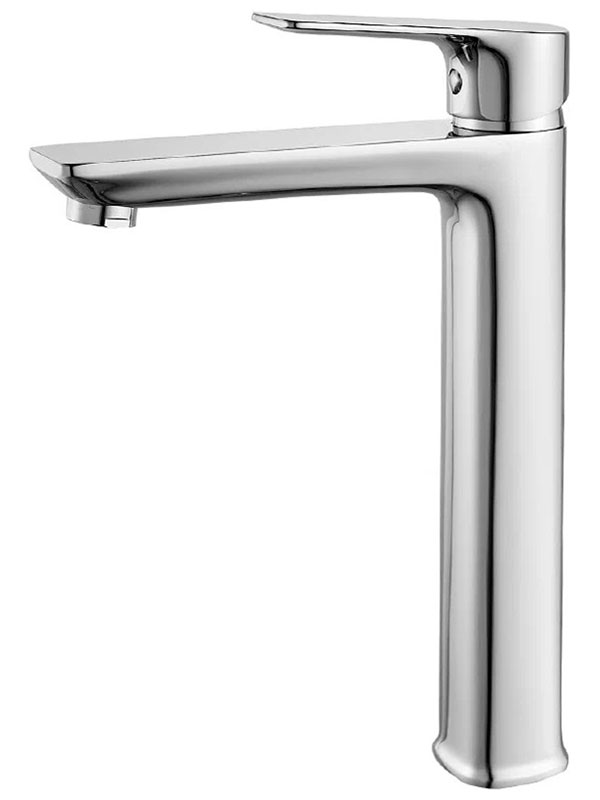 Изображение товара Смеситель для раковины Rossinka высокий, монолитный, латунь/хром (RS27-14)