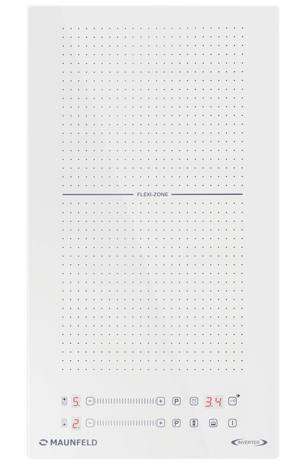 Изображение товара Электрическая варочная панель Maunfeld CVI292S2FWH Inverter белая двухкомфорочная индукционная