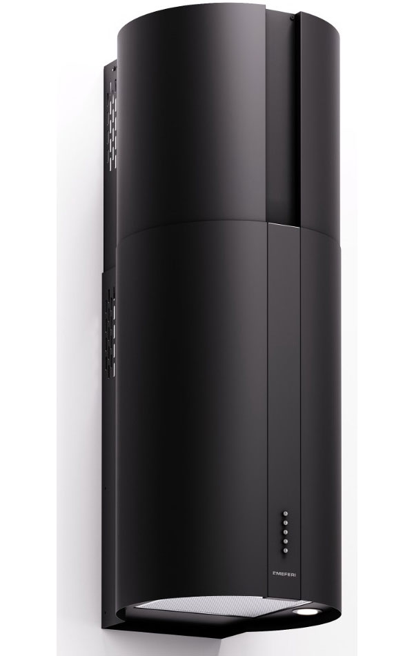 Изображение товара Вытяжка кухонная цилиндрическая Meferi TUBE40BK POWER 850 м3/ч черная