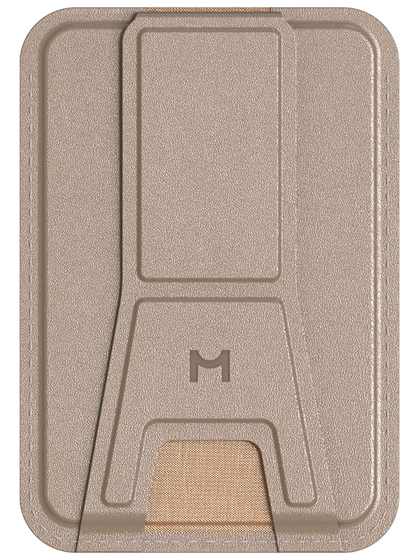 Изображение товара Кошелек-кардхолдер Magssory Duo c подставкой и магнитами, совместимый с MagSafe, latte (ACL011)