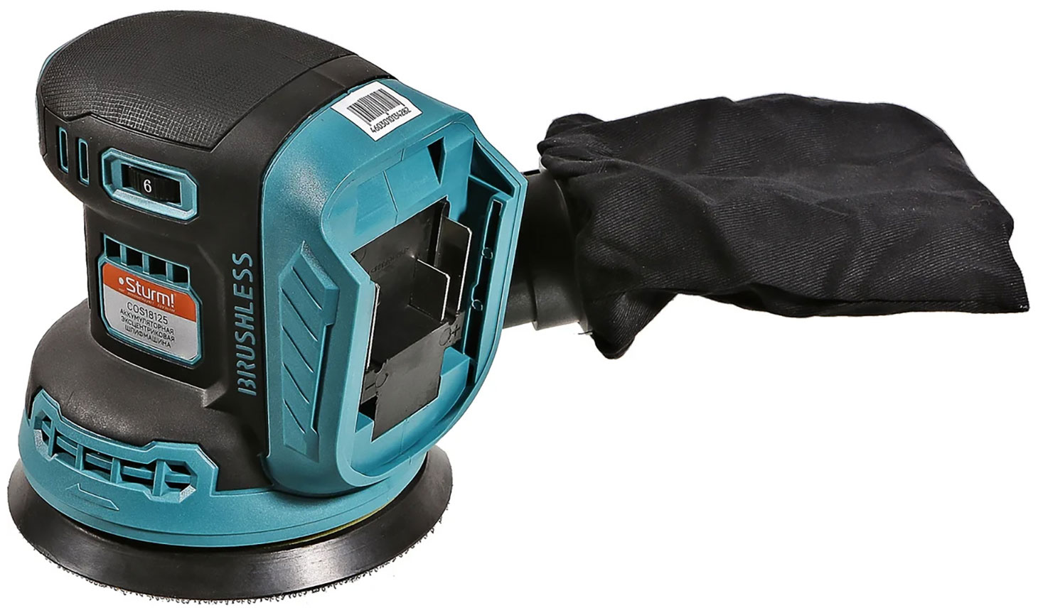 Изображение товара Эксцентриковая шлифовальная машина Sturm! COS18125, без АКБ и ЗУ