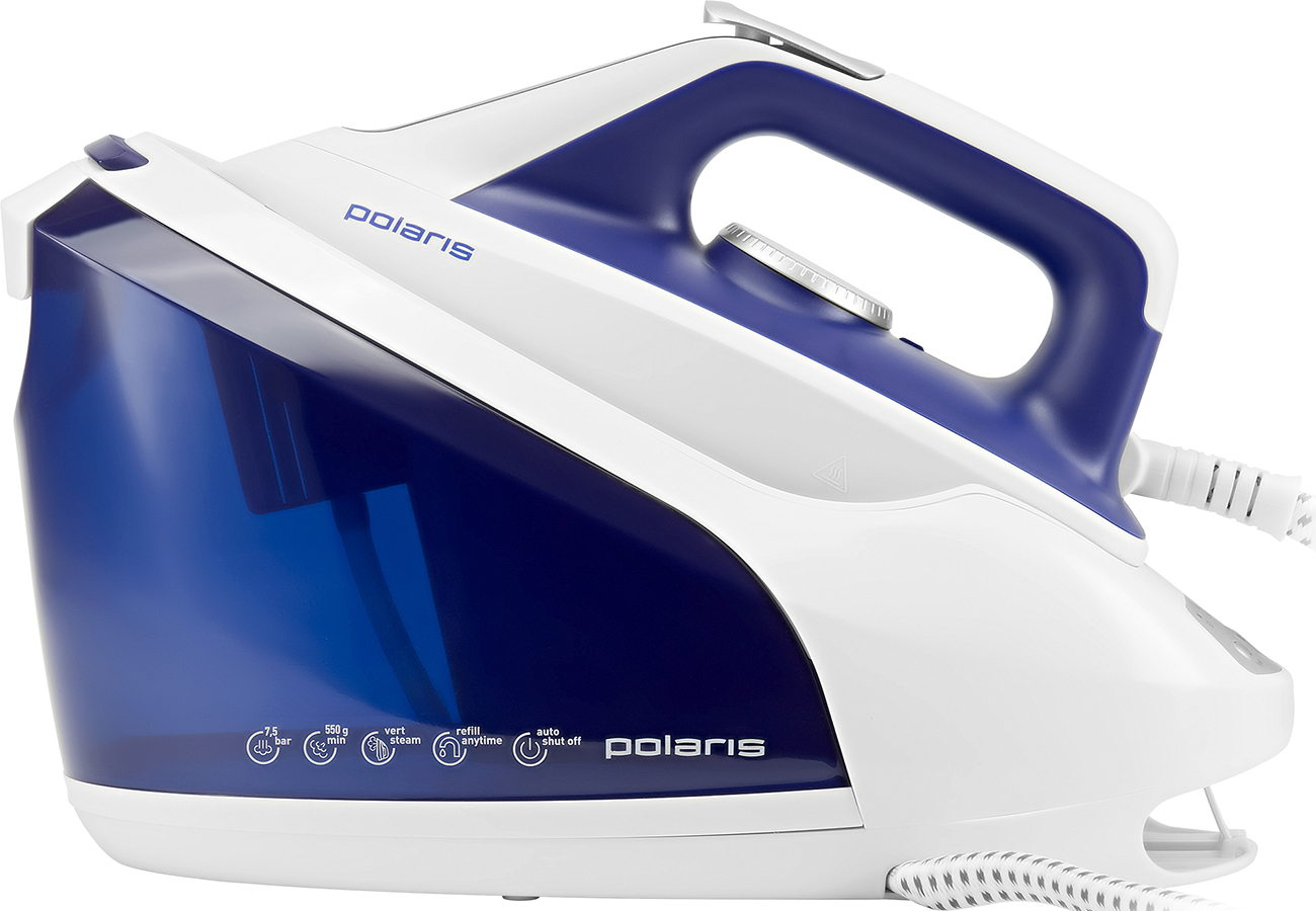 Парогенератор Polaris PSS 8080K, автоотключения, 2400 Вт, синий Парогенератор Polaris PSS 8080K, автоотключения, 2400 Вт, синий