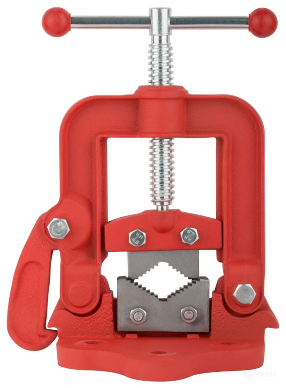 Изображение товара Тиски для труб 10-89 мм Fit № 2 из стали, крепление на рабочем столе