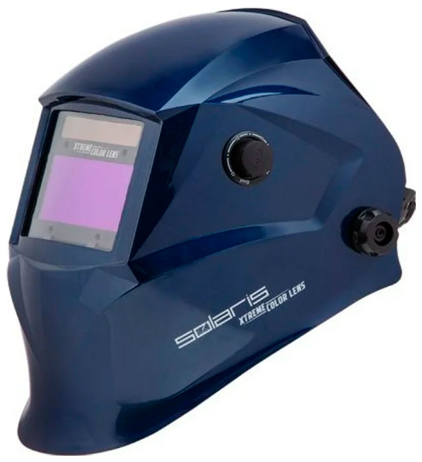 Изображение товара Щиток сварщика с самозатемняющимся светофильтром Solaris ASF650Х (синий металлик)