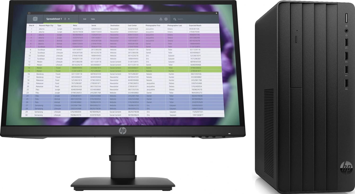 Изображение товара Комплект HP 290 G9 MT, i5 12500 (3), 8Gb, SSD 512Gb, UHDG 770, DVDRW, FreeDOS, GbitEth, 180W, kb, мышь, клавиатура, черный, монитор в комплекте, P22 (6D474EA)