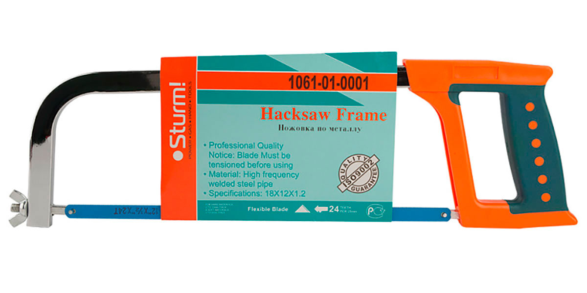 

Ножовка по металлу Sturm! Мягкая рукоятка, литой корпус, 300 мм (1061-01-0001)