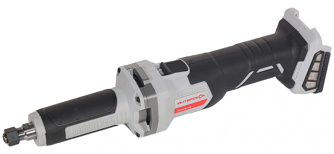 Изображение товара Аккумуляторная прямошлифовальная машина Интерскол PSHM 8/36V (821.0.0.70) Li-Ion 20 000 об/мин