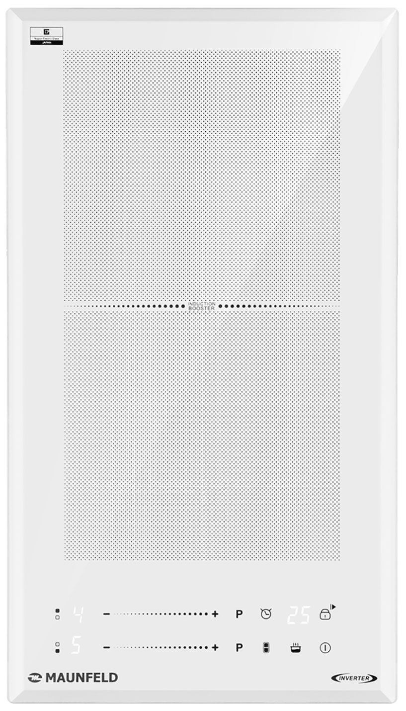 

Электрическая варочная панель Maunfeld CVI292S2FWH LUX Inverter, Белый