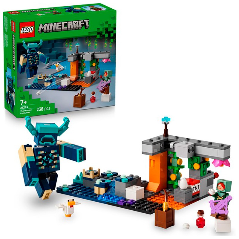 Изображение товара Конструктор Lego Minecraft Столкновение с Варденом (21274)