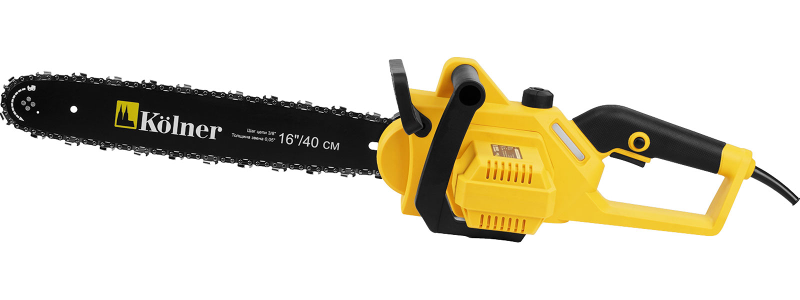 Изображение товара Цепная пила Kolner KECS 40/1900 мощность 1900 Вт шина 40 см для резки дерева