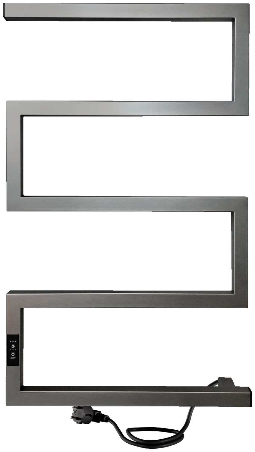 Изображение товара Электрический полотенцесушитель Indigo Sparta без полки Graphite Metallic (DGS80-50GFMRt)