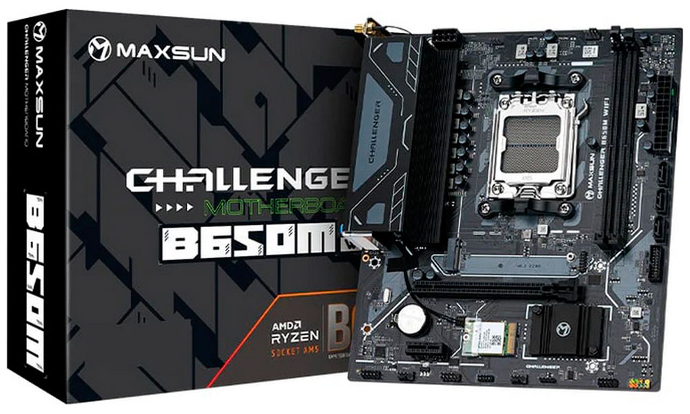 Изображение товара Материнская плата Maxsun MS-Challenger B650M V2 AM5 MicroATX для современных ПК
