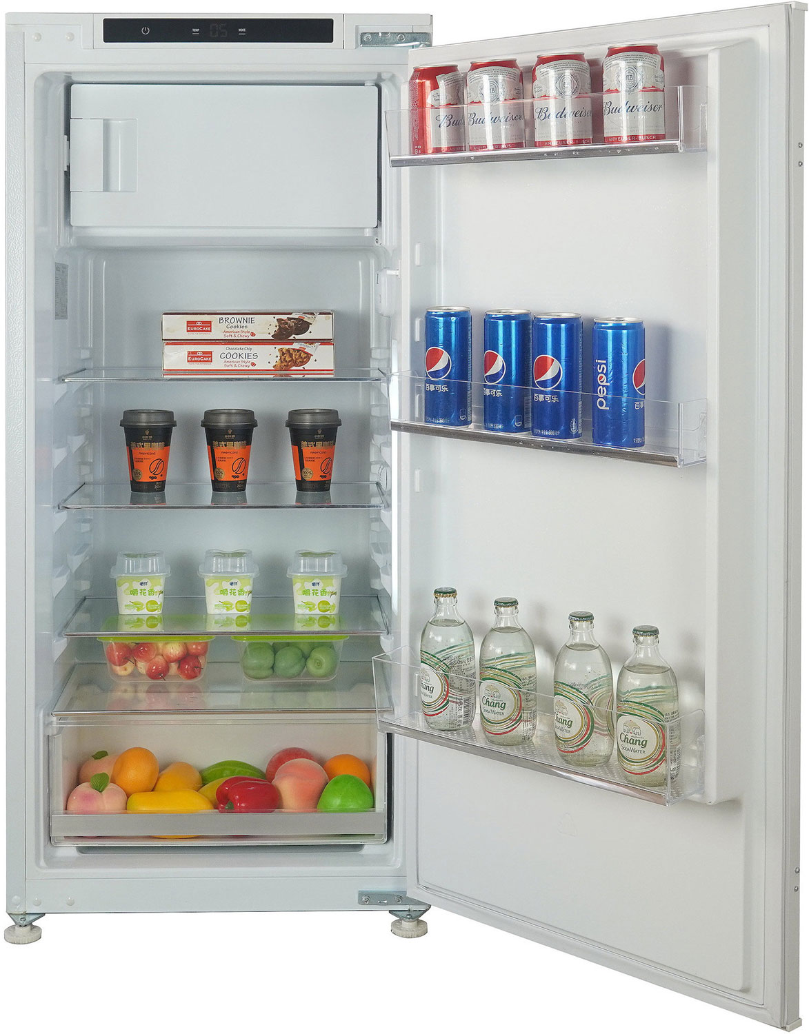 Изображение товара Встраиваемый однокамерный холодильник Scandilux RBI188 белый компактный