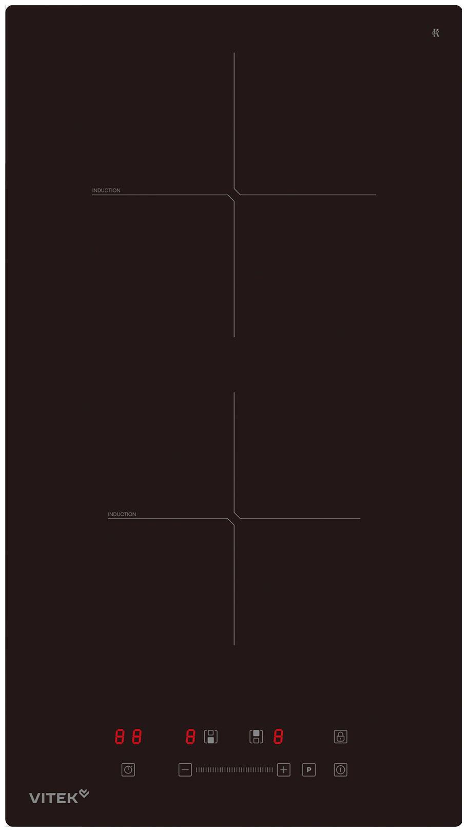 Изображение товара Электрическая варочная панель Vitek VHI3210, черный