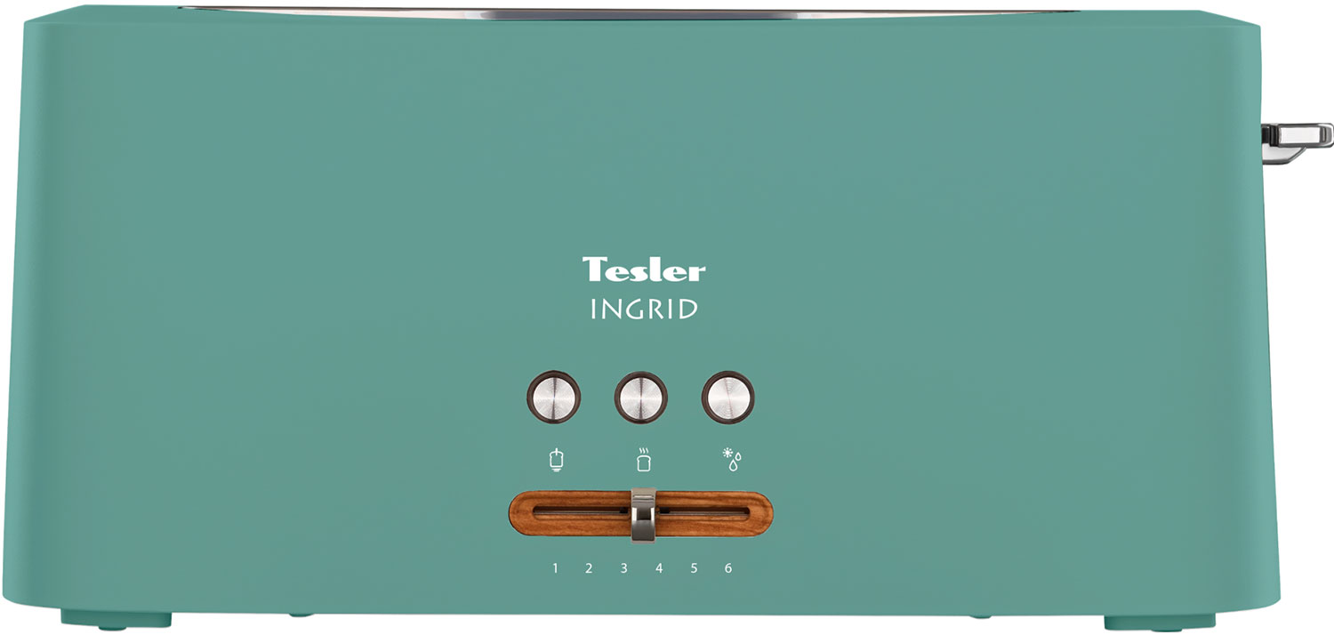 

Тостер Tesler TT-140 Pine Green, Зеленый