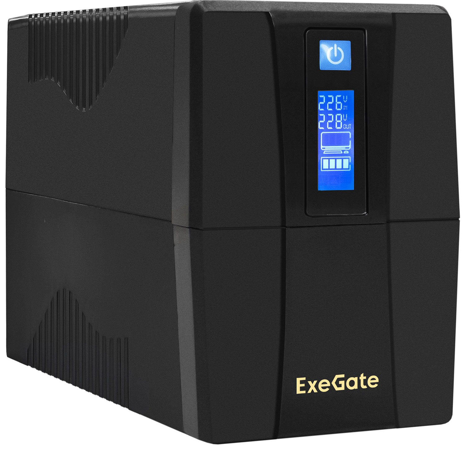 Изображение товара Источник бесперебойного питания ExeGate Power Smart ULB-850.LCD.AVR.2SH.RJ