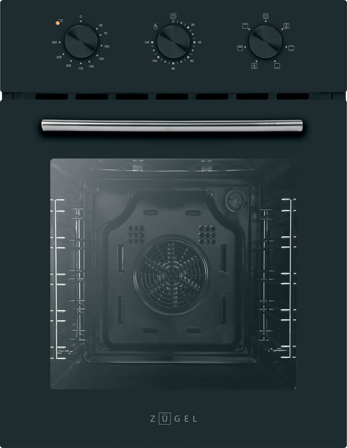 Изображение товара Электрический духовой шкаф Zugel ZOE604B черный 50л 6 режимов конвекция и гриль