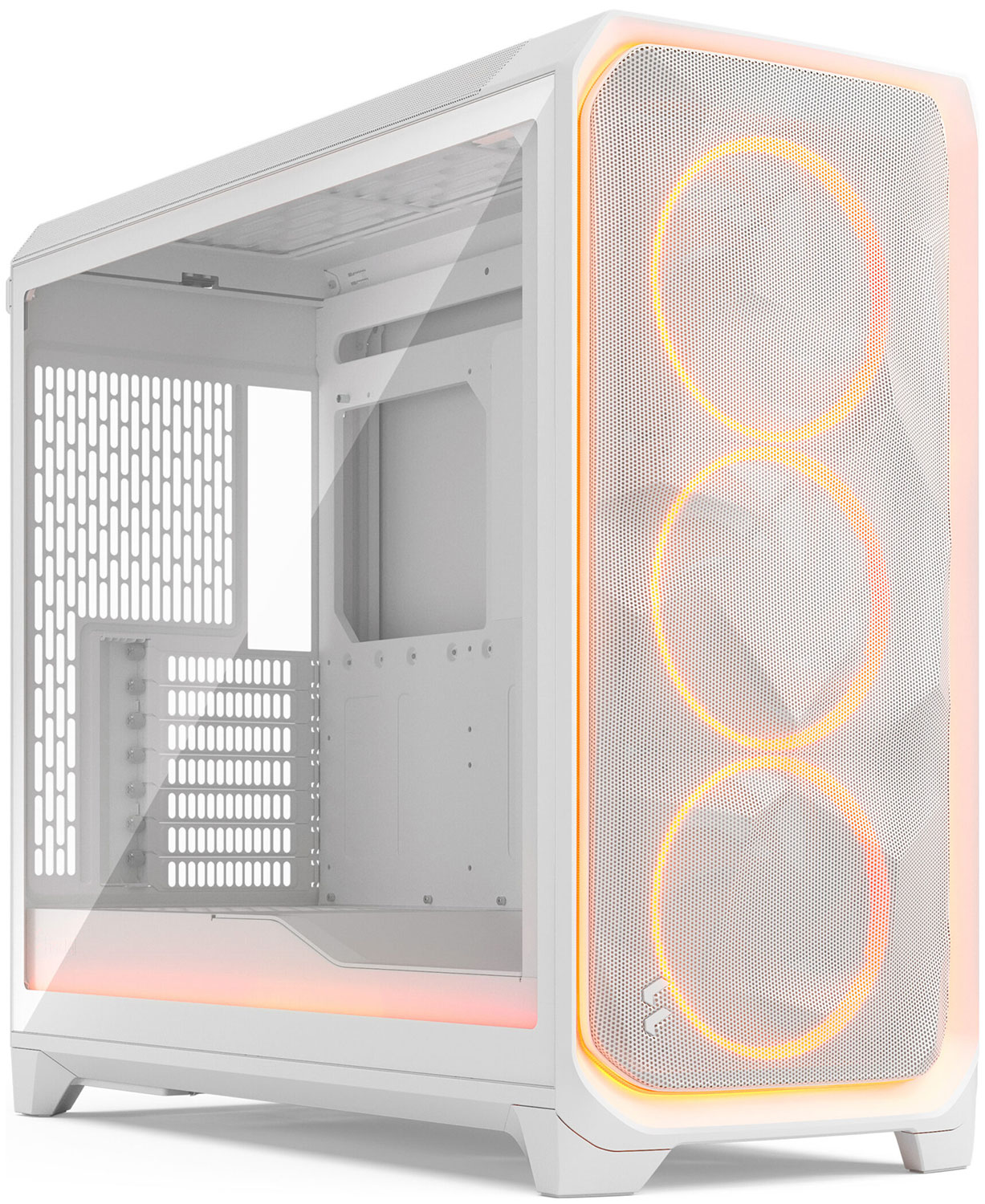 

Компьютерный корпус Fractal Design Meshify 3 XL Ambience Pro RGB TG Clear Tint White (FD-C-MES3X-05), Белый