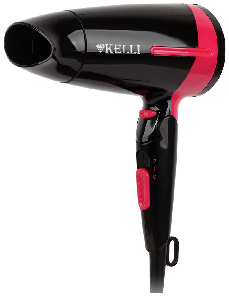 

Фен Kelli KL-1120, Черный/розовый