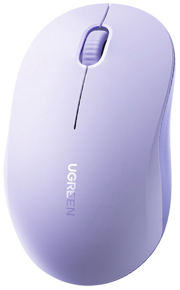 Изображение товара Мышь Ugreen M331, 4000 dpi, Bluetooth, USB Type-A, 3 кнопки, фиолетовый 65626)