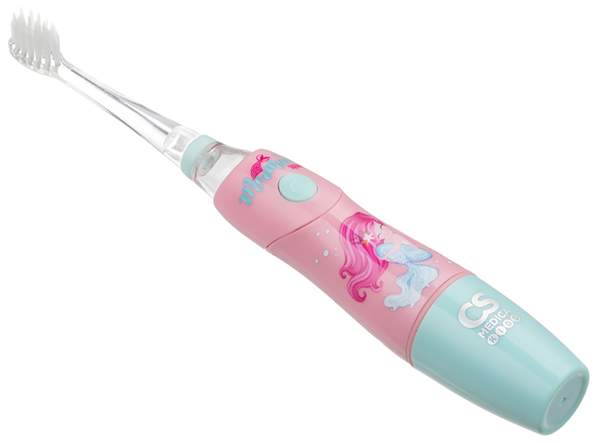 Изображение товара Детская звуковая зубная щетка CS Medica Русалочка с подсветкой