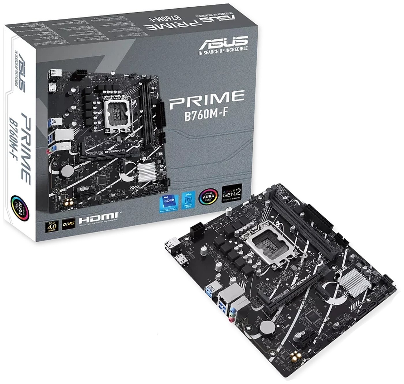Изображение товара Материнская плата Asus PRIME B760M-F (LGA1700, mATX)