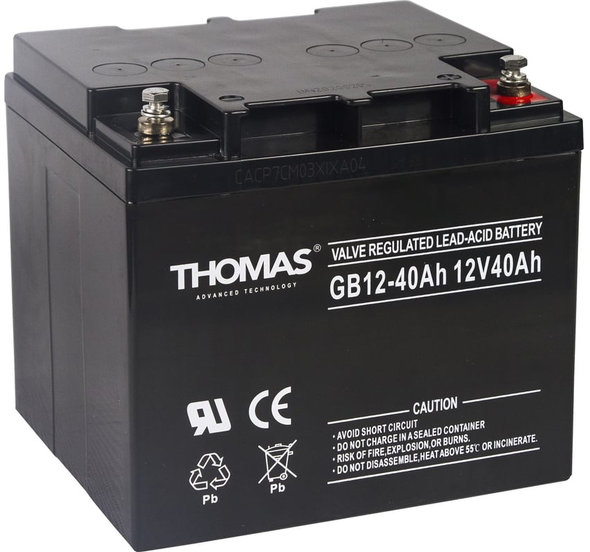 Изображение товара Батарея для ИБП Thomas GB12-40 12V40Ah