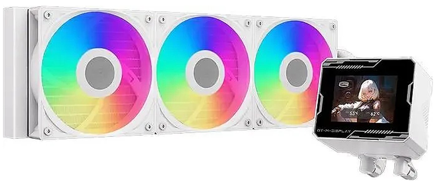 Изображение товара СЖО для процессоров PCCooler GT360M Display ARGB (GT360M-WHAWXX-GL) Изображение товара СЖО для процессоров PCCooler GT360M Display ARGB (GT360M-WHAWXX-GL)