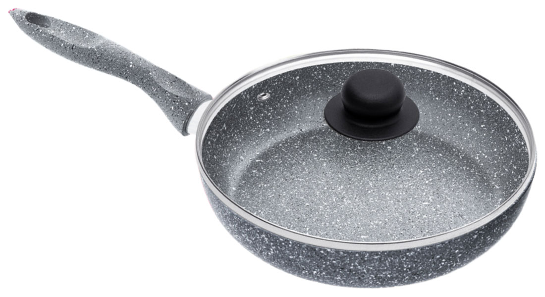 Изображение товара Сковорода Scovo Stone Pan, 24 см, стеклянная крышка (ST-009) Изображение товара Сковорода Scovo Stone Pan, 24 см, стеклянная крышка (ST-009)