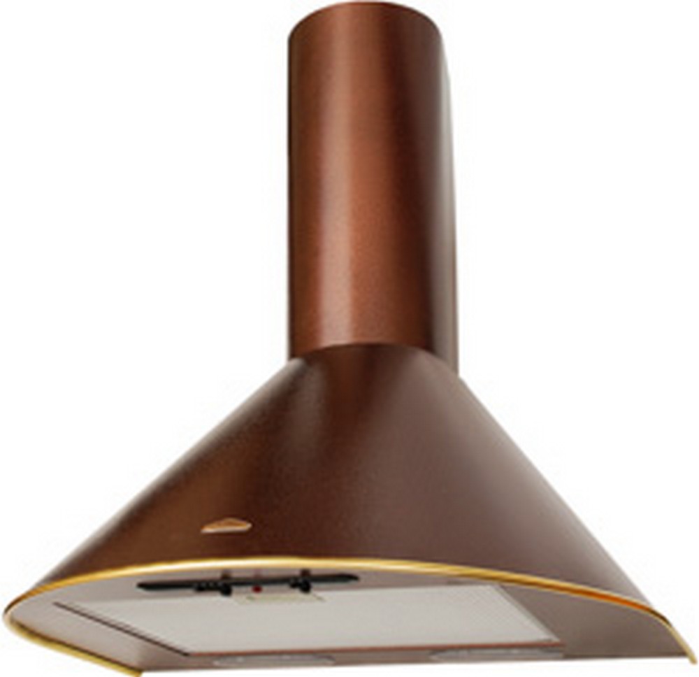 

Вытяжка Elikor Эпсилон 50 медь золотой кант, Медный