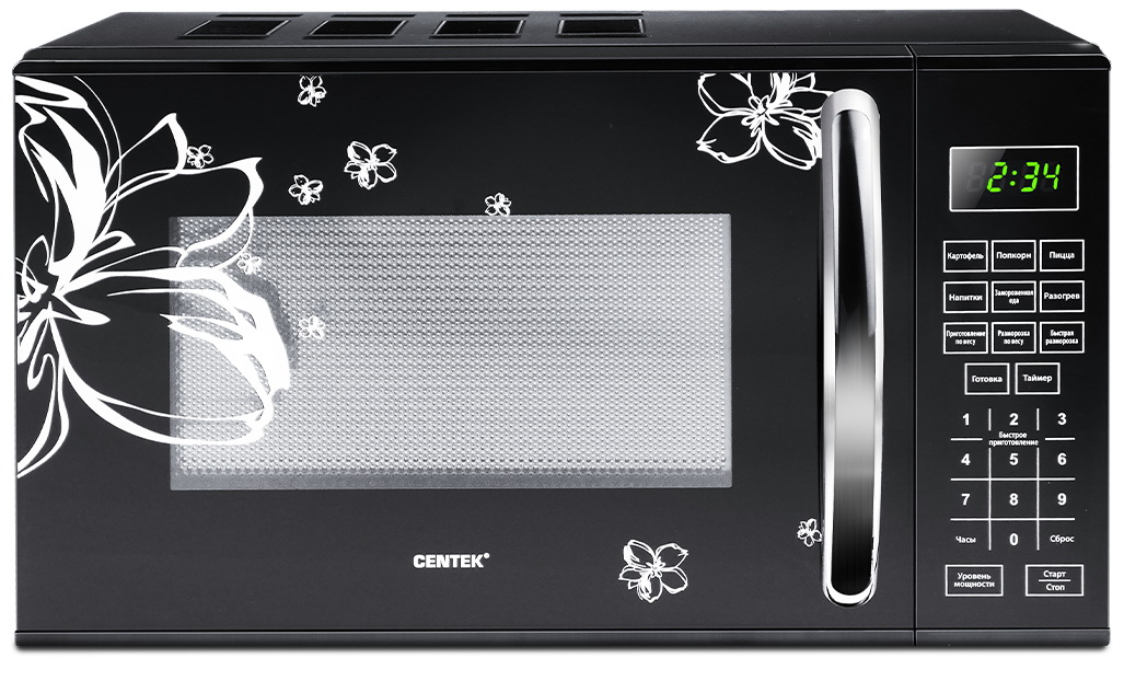 Изображение товара Микроволновая печь Centek CT-1579 700 Вт 20л черная с электронным управлением