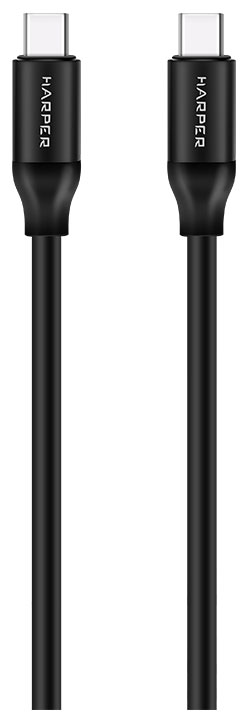 Изображение товара Кабель USB Type-C Harper SCH-770 0.96 м черный для быстрой зарядки и передачи данных Изображение товара Кабель USB Type-C Harper SCH-770 0.96 м черный для быстрой зарядки и передачи данных