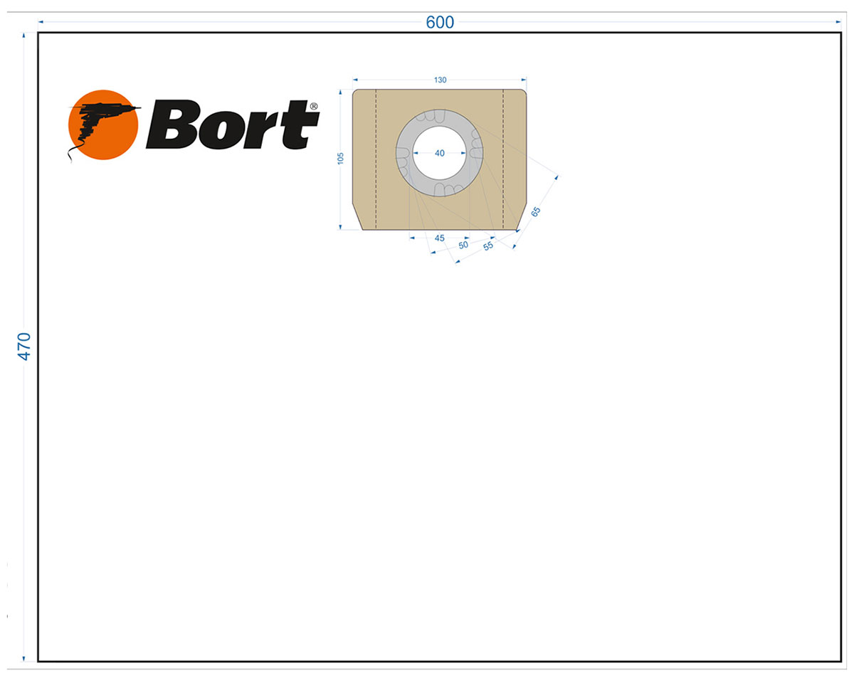 

Комплект мешков для пылесоса Bort BB-04U
