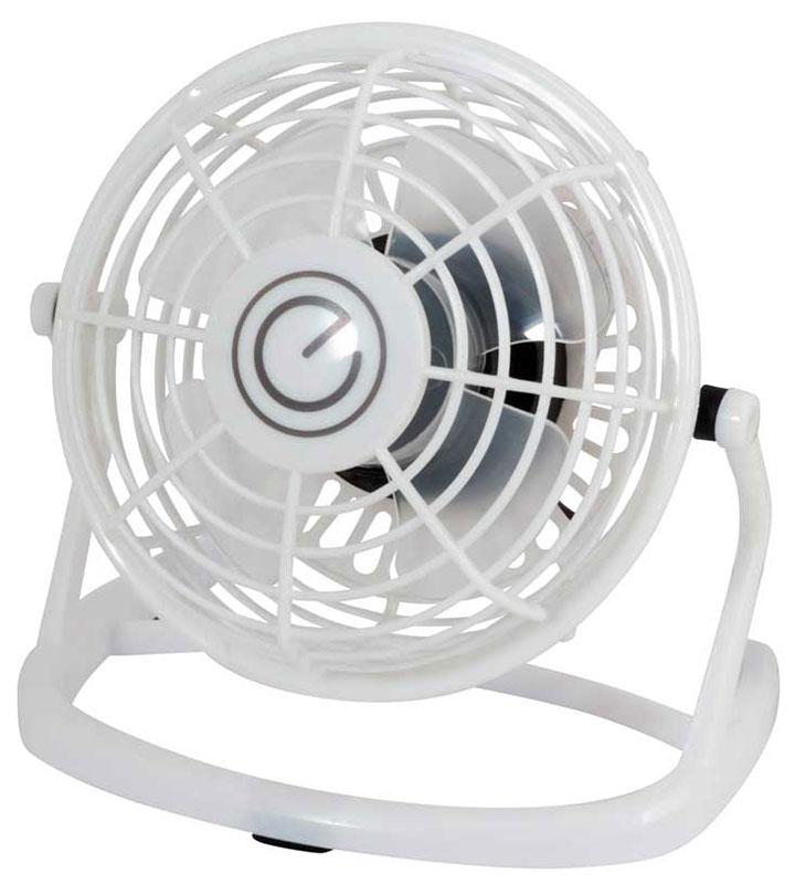 Изображение товара Настольный вентилятор Energy EN-0604 USB белый 1 скоростной 25 дБ