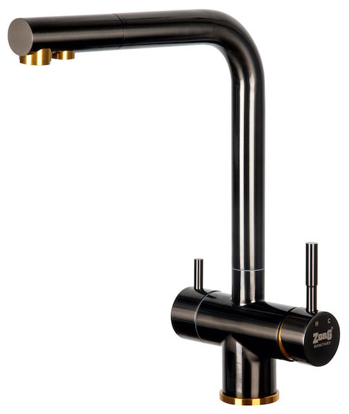 Изображение товара Кухонный смеситель Zorg SZR-7039 BR/GRAFIT