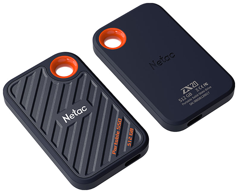 Изображение товара Внешний SSD накопитель Netac ZX20 NT01ZX20-001T-32BL 1 Тб USB 3.2 Gen2