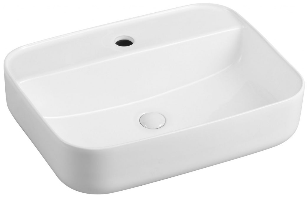 Изображение товара Раковина Aquanet Soul-2 белый глянец к столешнице накладная 50x40 см