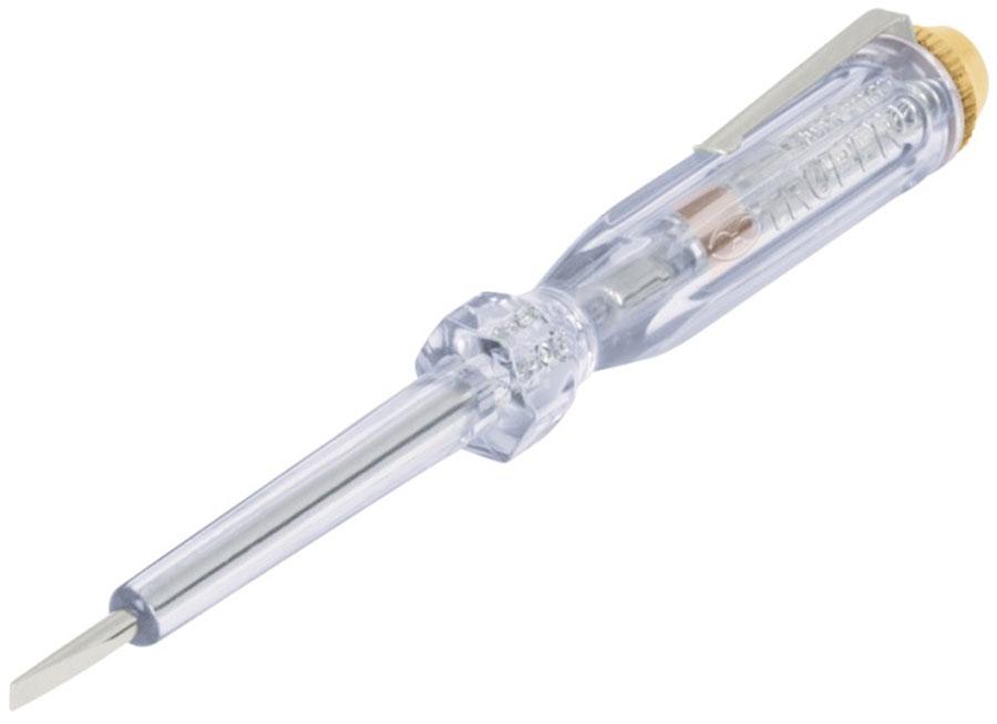 Отвертка-тестер Truper PROCO-14 13988 электрический тестер b07 ручка индикатор напряжения тестер карандаш отвертка 100 500 в неоновая лампа бесконтактный тестовый карандаш для и