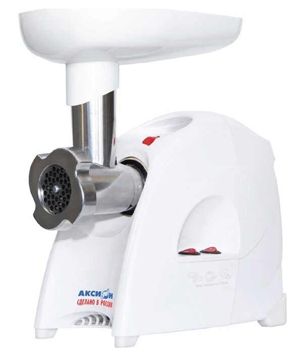Изображение товара Мясорубка Аксион М 41.04 белая мощность 1700 Вт высокая производительность