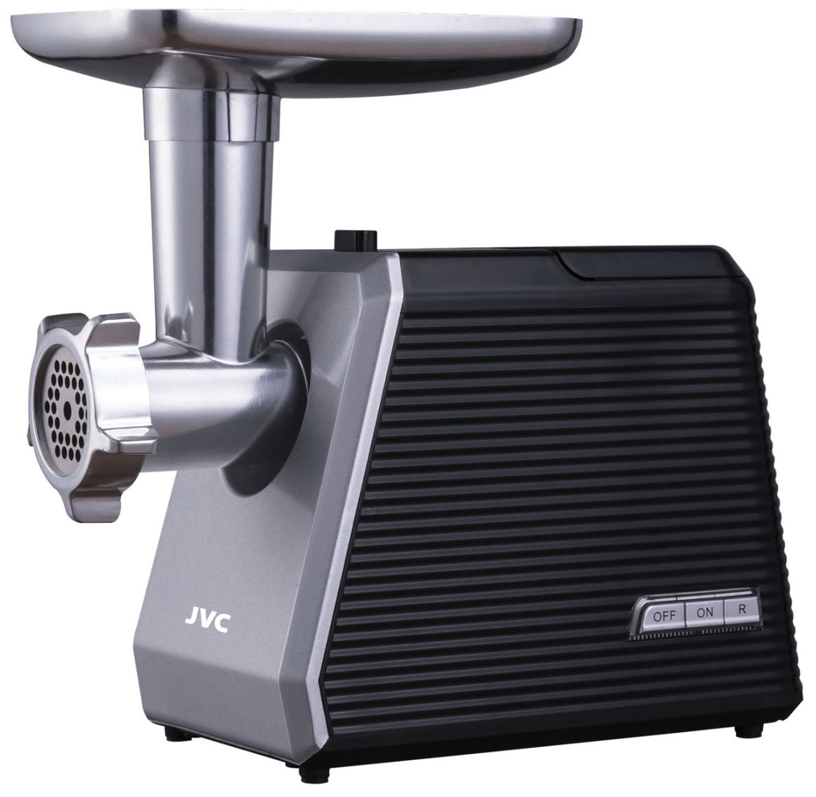 Изображение товара Мясорубка JVC JK-MG128 мощность 2500 Вт для дома с насадками для колбас и кеббе