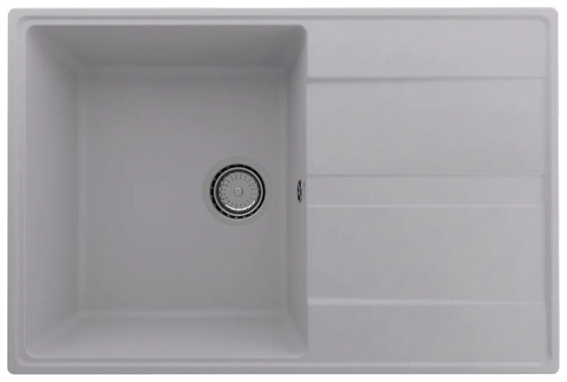 Изображение товара Кухонная мойка Ulgran Quartz Prima платина 750-04 прямоугольная врезная 1 чаша