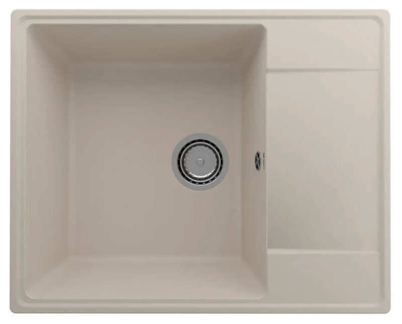 

Кухонная мойка Ulgran Quartz Prima/лен Prima 605-02, Бежевый
