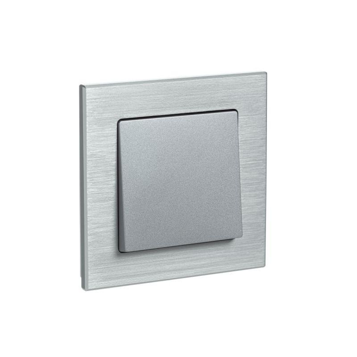 Изображение товара Рамки, декоративные элементы, основания для ЭУИ Systeme Electric Рамка 1-м AtlasDesign Nature метал. серебр. SE