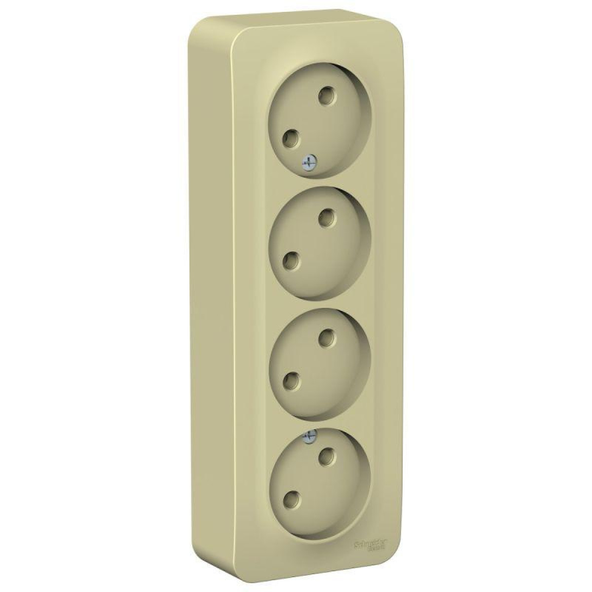 Изображение товара Розетка Systeme Electric Blanca 4-м ОП IP20 16А для открытого монтажа