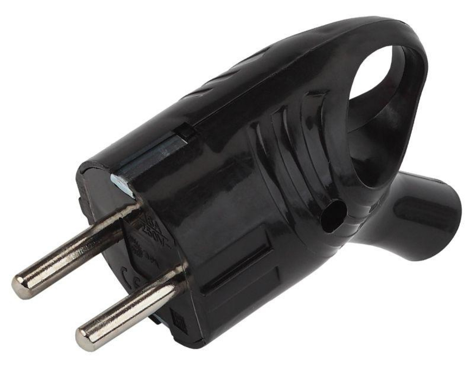 Изображение товара Угловая вилка с заземлением Вилка ЭРА Vx4-B 16А IP20 Китай