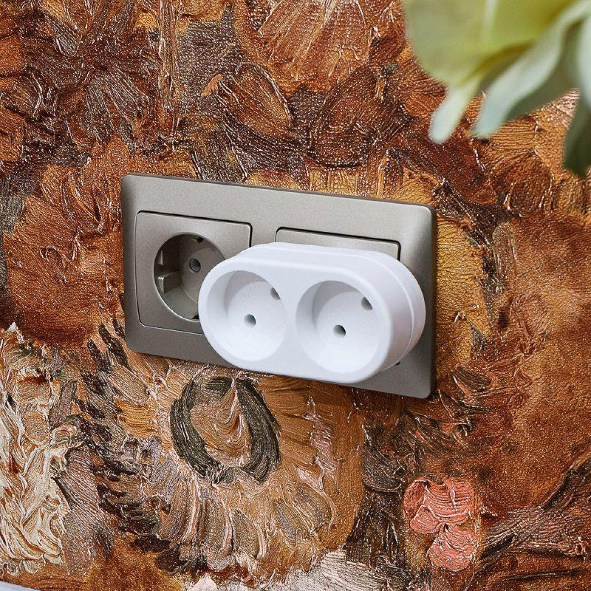 Изображение товара Разветвитель Rexant 2-м без заземл. 10А бел.